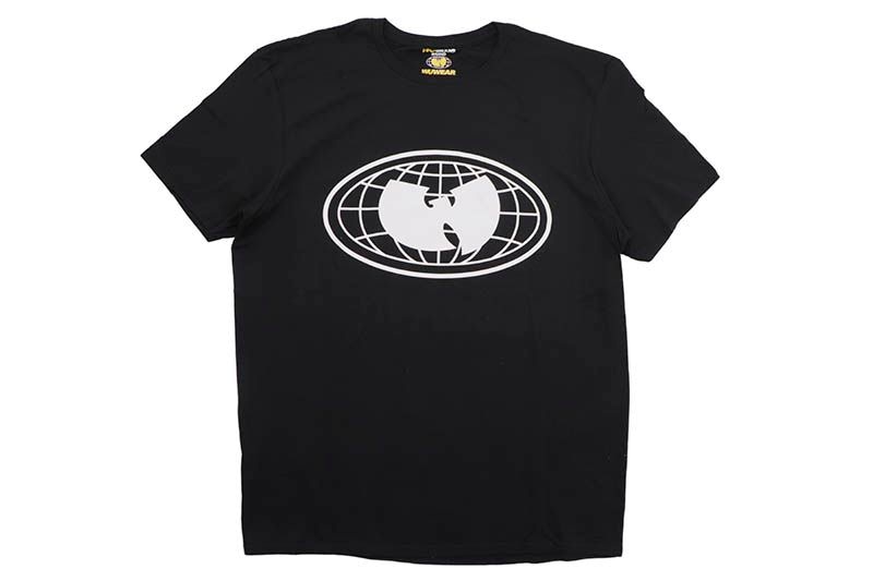 WU-TANG CLAN WU GLOBE TEE (BLACK)