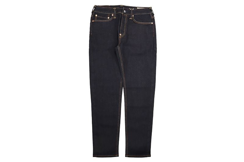 EVISU SEAGULL WITH KAMON PRINT POCKETS CARROT FIT JEANS #2017 (2ESHTM5JE101617DN)