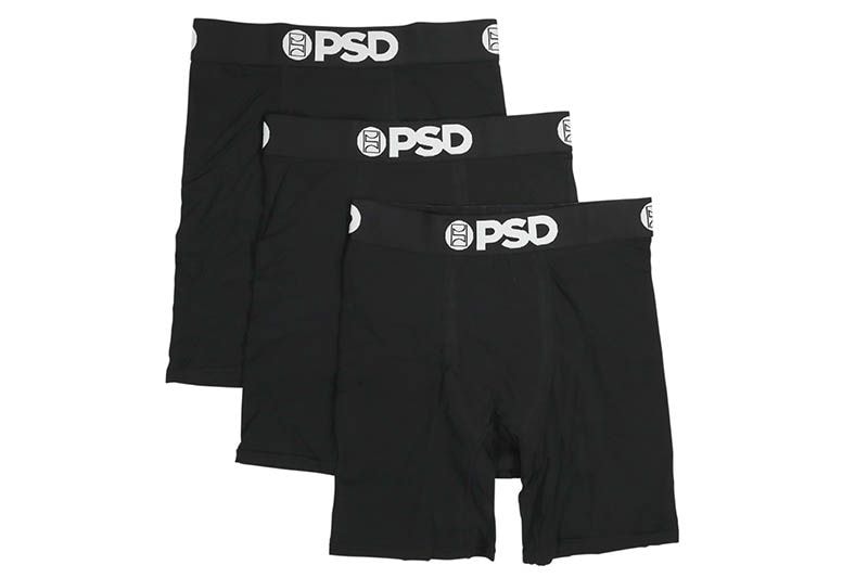 PSD SOLIDS 3 PACK - BLACK BOXERS BRIEFS (322180160:BLACK)