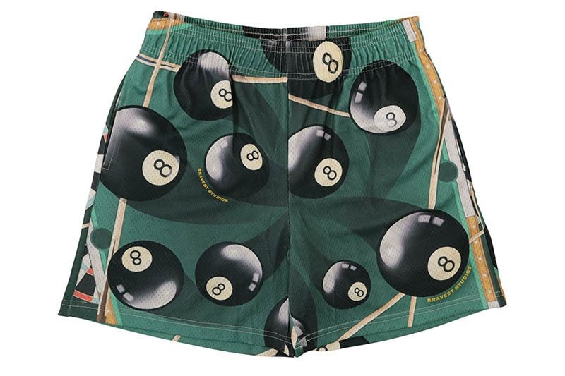 BRAVEST STUDIOS 8 BALL SHORTS