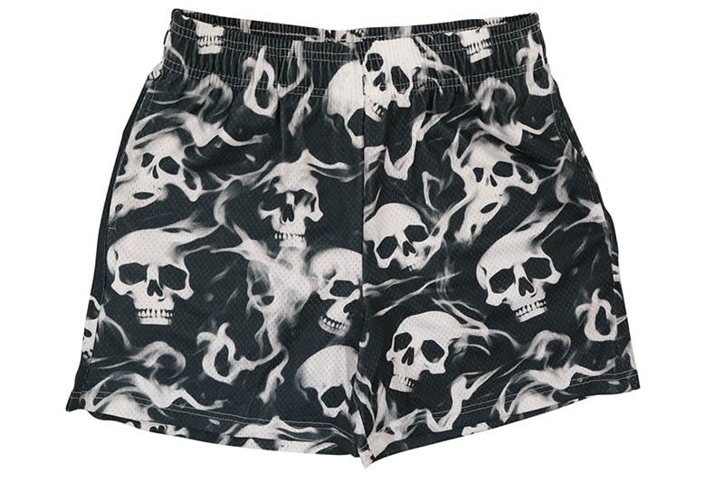 BRAVEST STUDIOS BLACK SKELLY SHORTS