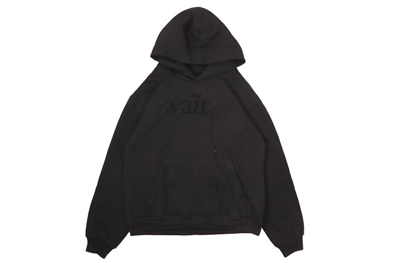 SP5DER WAIT RHINESTONE HOODIE | Brand,S-Z,SP5DER