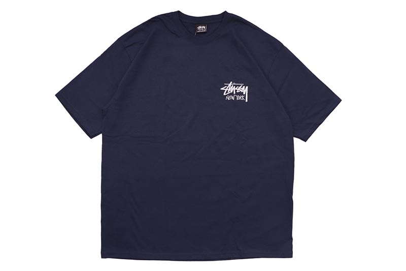 STUSSY STOCK NEW YORK T-SHIRTS (NAVY) | Brand,S-Z,STUSSY