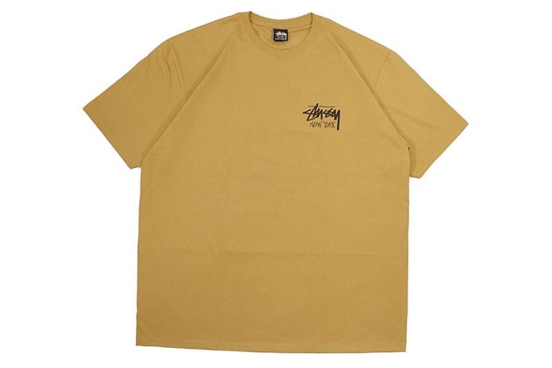 STUSSY STOCK NEW YORK T-SHIRTS (CURRY)