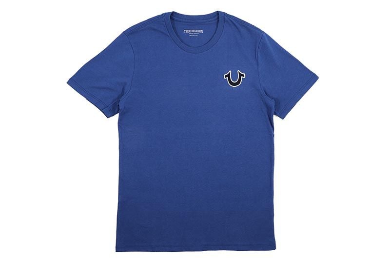 TRUE RELIGION BUDDHA LOGO TEE (M4O8U24JV7:COBALT)