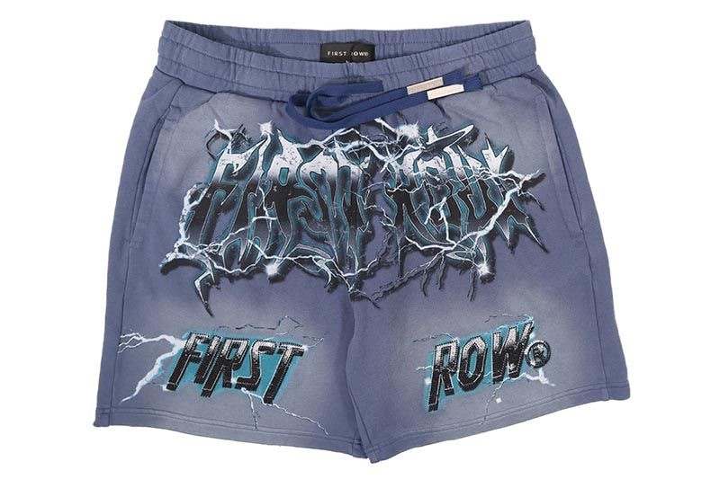FIRST ROW WASHED EARTH FIRST SHORTS (FRB2571:COOL GREY)