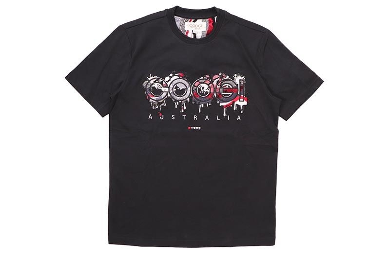 COOGI LOGO DRIP T-SHIRTS (CG-KT-025:BLACK)