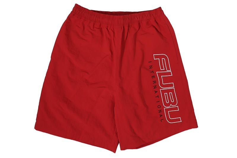 FUBU NYLON SHORT PANTS (FAM-51501:RED)