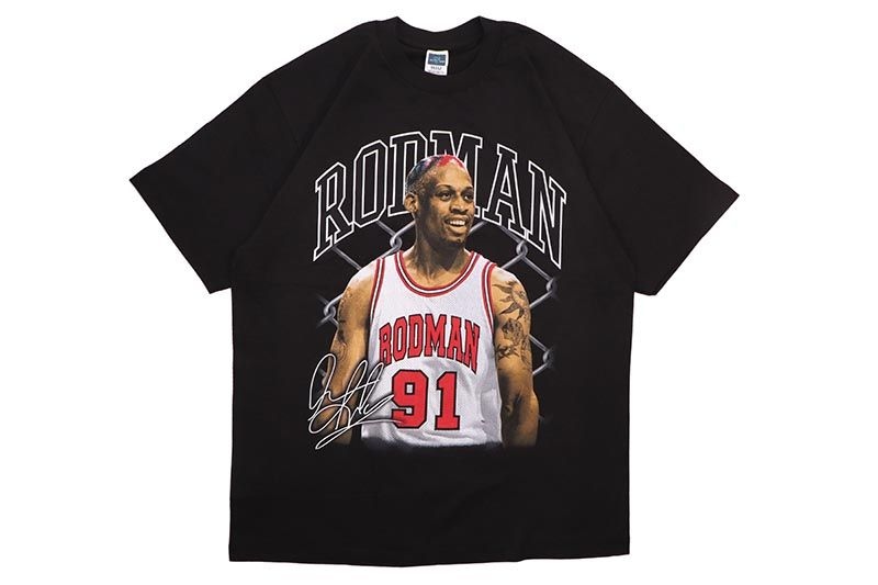 HOUSE OF TEES RODMAN GRAPHIC T-SHIRT (BLACK)
