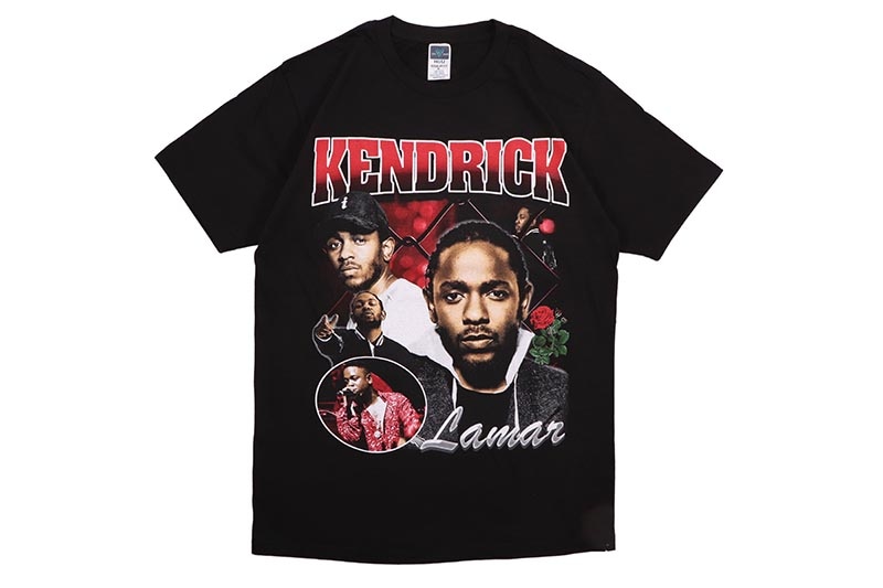 HOUSE OF TEES KENDRICK LAMAR ROSE GRAPHIC T-SHIRT (BLACK) | Brand