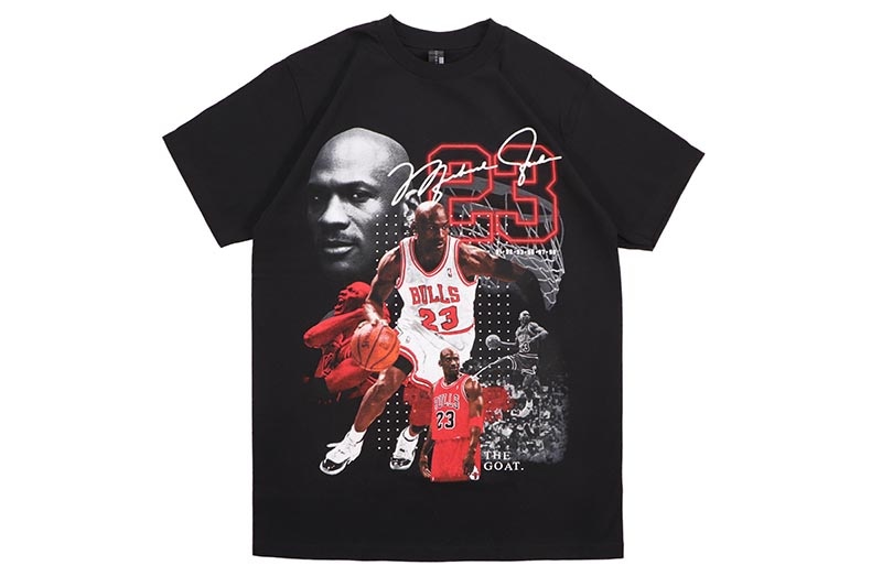 HOUSE OF TEES MICHAEL JORDAN AUTOGRAPH GRAPHIC T-SHIRT (BLACK