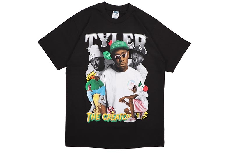 HOUSE OF TEES TYLER THE CREATOR GRAPHIC T-SHIRT (BLACK