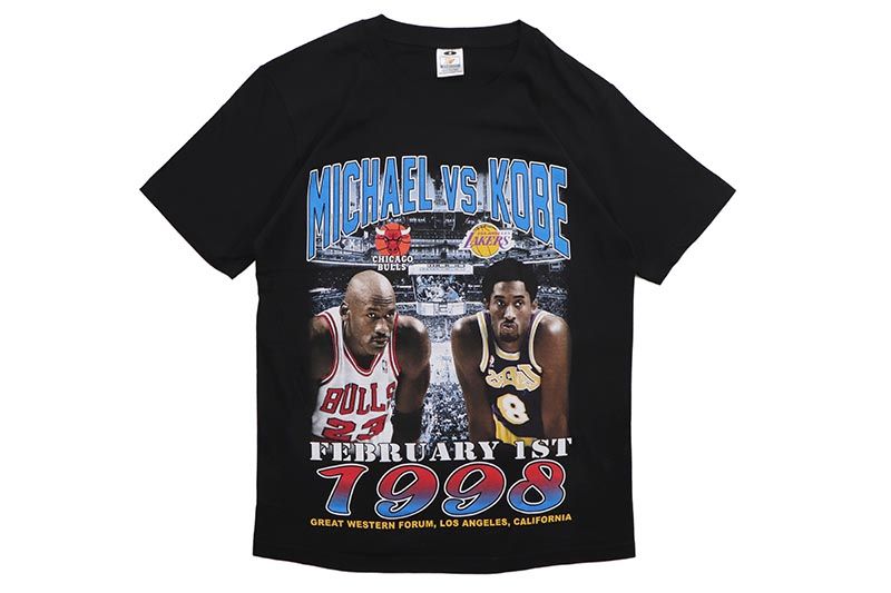 HOUSE OF TEES MICHAEL VS KOBE T-SHIRT (BLACK)