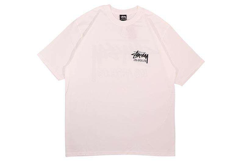 STUSSY STOCK LOS ANGELES T-SHIRT (WHITE) | Brand,S-Z,STUSSY