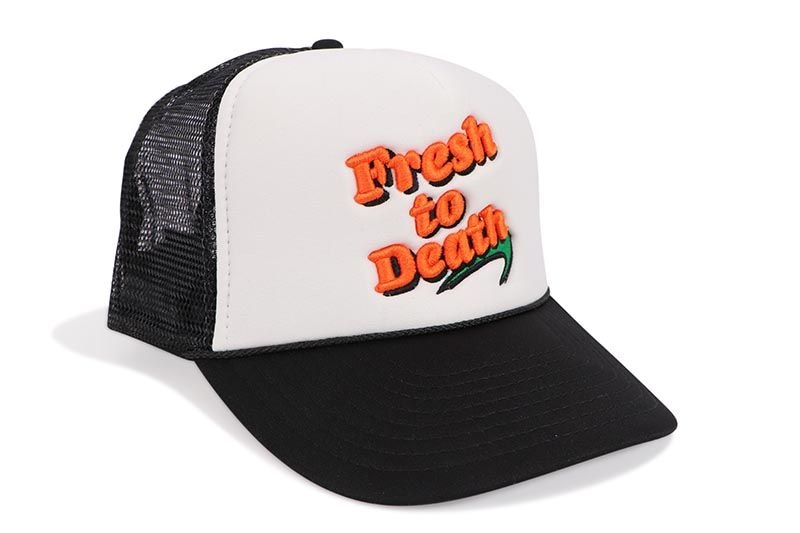 CLASSIC MATERIAL NY FRESH TO DEATH TRUCKER (BLACK)