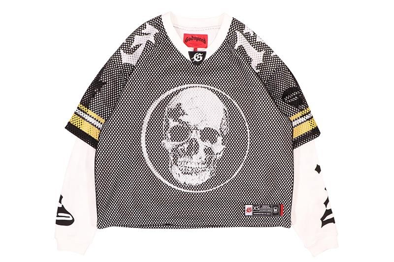 GODSPEED TD LAYERED JERSEY (BLACK/WHITE/YELLOW)