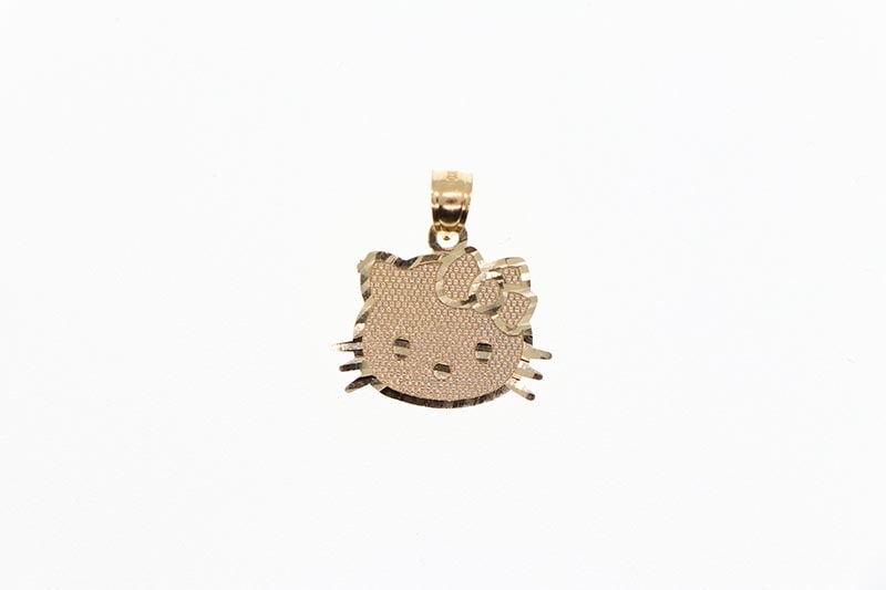 10K KITTY FACE CHARM | Category,ACCESSORIES,GOLD JEWELRY