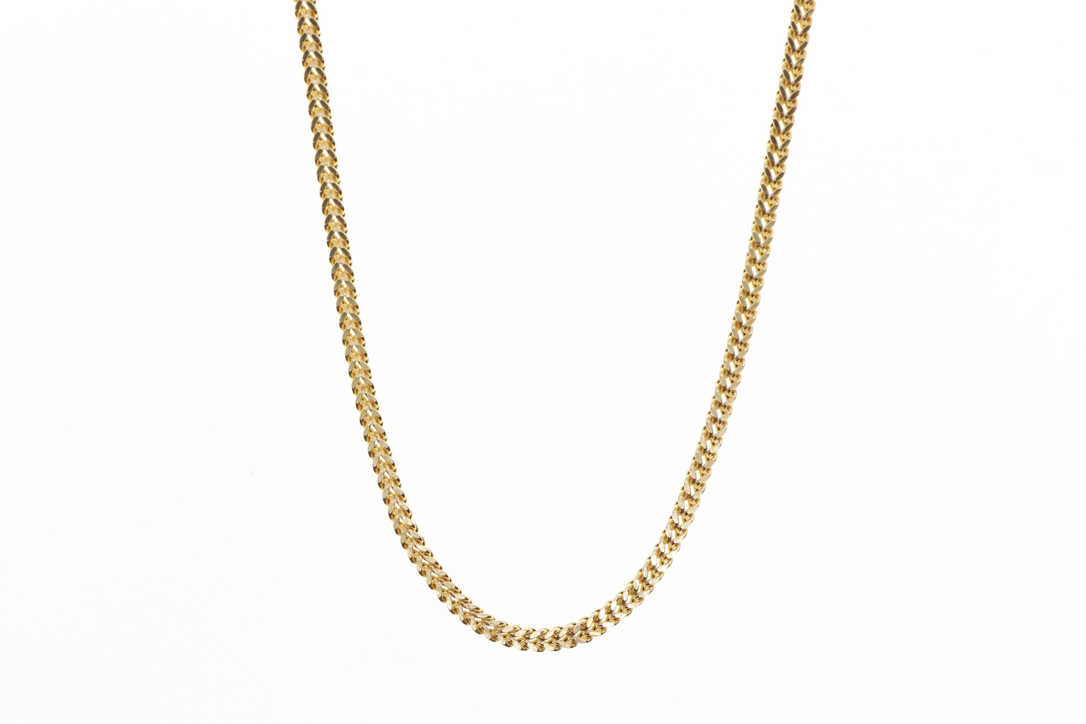 アクセサリー 10K FRANCO CHAIN 18 INCH growaround 10K FRANCO CHAIN 22INCH | Category,ACCESSORIES,GOLD JEWELRY
