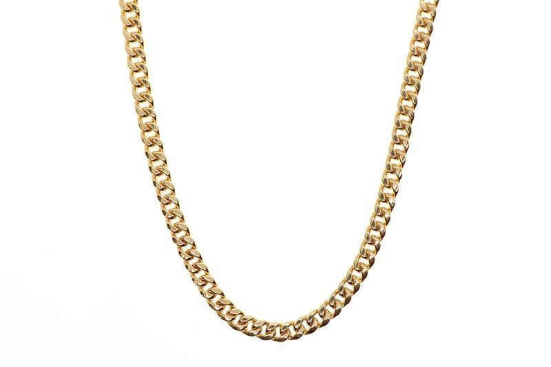 10K CUBAN CHAIN 22INCH