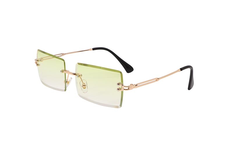 KD EYEWEAR GRADIENT MIRROR RIMLESS SUNGLASSES (C21) | Brand,OTR