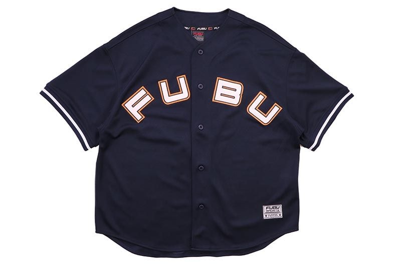 FUBU BASEBALL SHIRT (FAM-51714:NAVY)