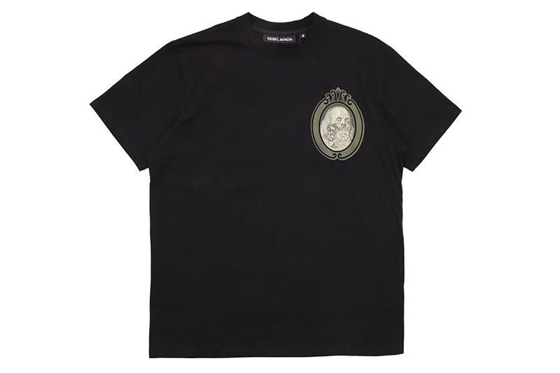 REBEL MINDS BENJAMIN BANDIT TEE (151-114:BLACK)