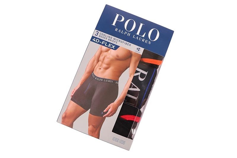 POLO RALPH LAUREN 4D-FLEX COOLING MICROFIBER BOXER BRIEF 3-PACK (LBBBP3-Q3Q)