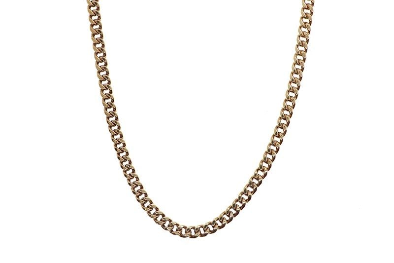 10K CUBAN CHAIN 22INCH