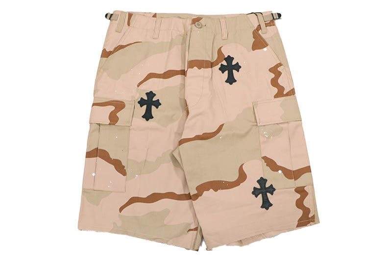 ADVANCE CROSS PATCH CUSTOM ROTHCO BDU SHORTS (DESERT CAMO) ARS-3870