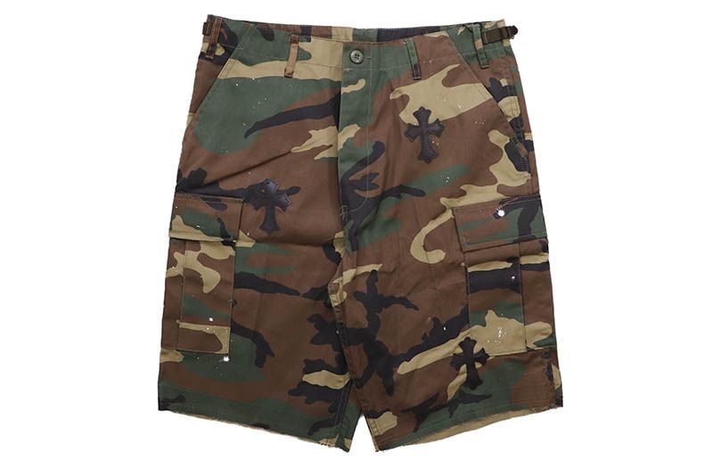 ADVANCE CROSS PATCH CUSTOM ROTHCO BDU SHORTS (WOODLAND CAMO) ARS-3868