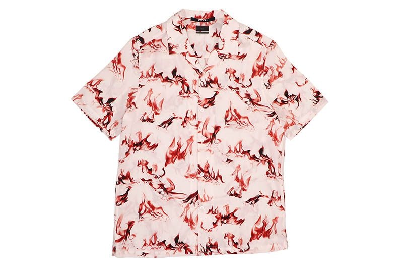 KSUBI BURNT REORT SS SHIRTS (MPF23SH003:WHITE)