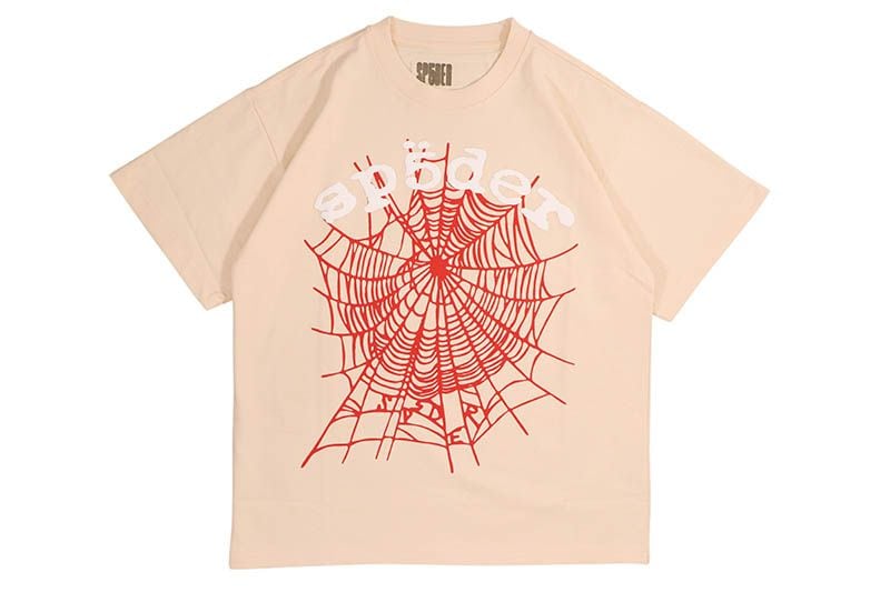SP5DER OG LOGO V2 T-SHIRTS (CREAM)