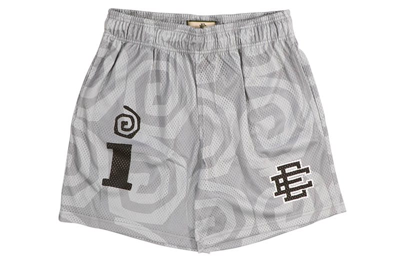 ERIC EMANUEL X INTERSCOPE RECORDS EE BASIC SHORTS (GREY
