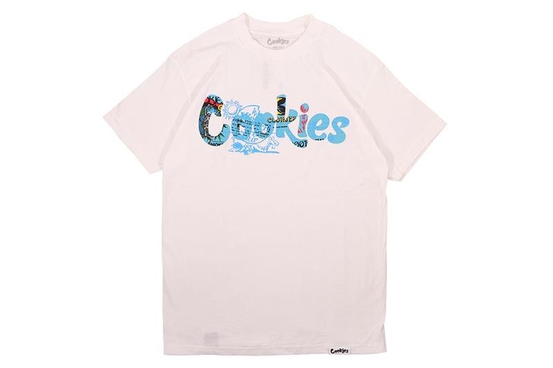 COOKIES WORTH THE TRIP TEE (WHITE/SLATE BLUE) CM252TSP10