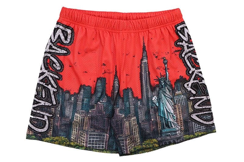 パンツ BACKEND SKYLINE SHORTS (BLUSH) P'Jimmies Sleep Short in Stripe – Alex Mill