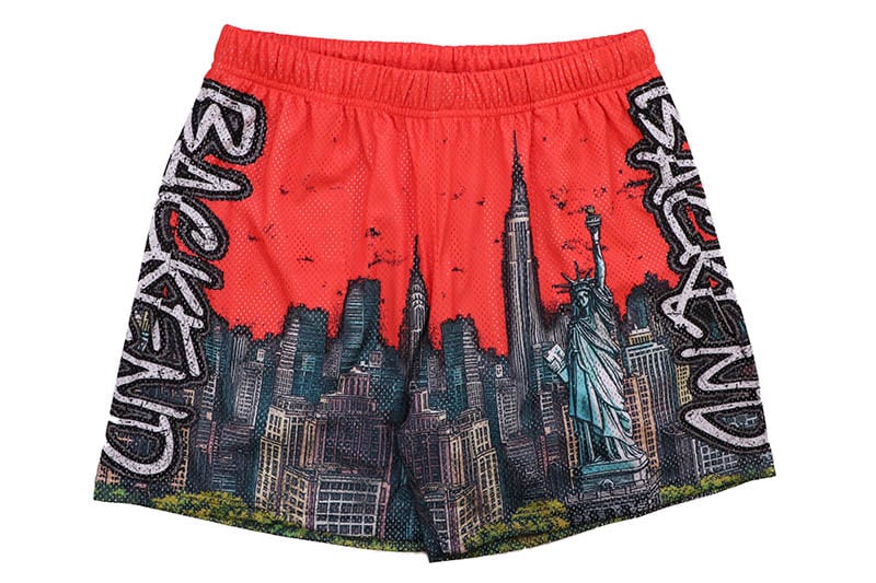 BACKEND SKYLINE SHORTS (RED) | Brand,A-F,BACKEND | GROWAROUND