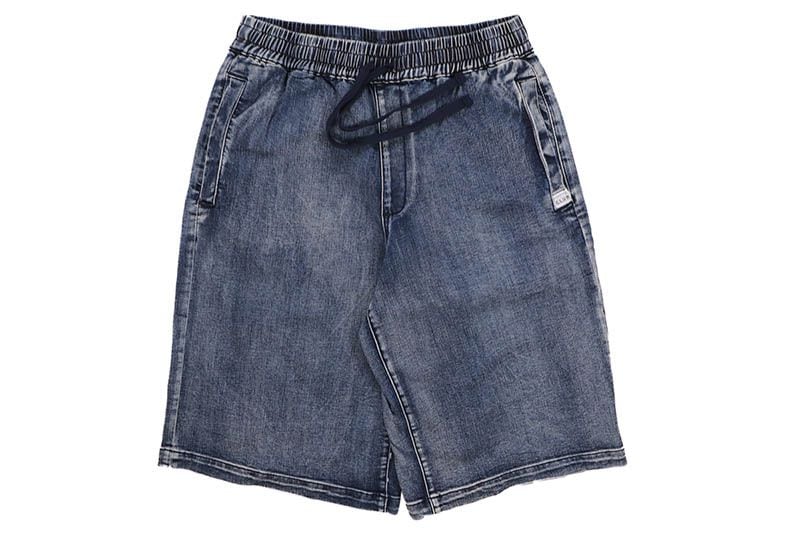 PRO CLUB COMFORT OVERSIZED DENIM LOUNGE SHORT (DARK STONEWASH) 52PC0604