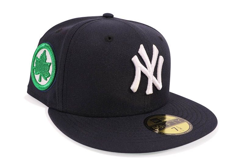 NEW ERA NEW YORK YANKEES 59FIFTY FITTED CAP (NYC PARKS SIDE PATCH/GREY UNDER VISOR/NAVY)