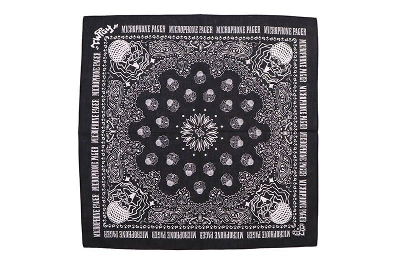 【BLACK】MICROPHONE PAGER “MAD MIC” BANDANA
