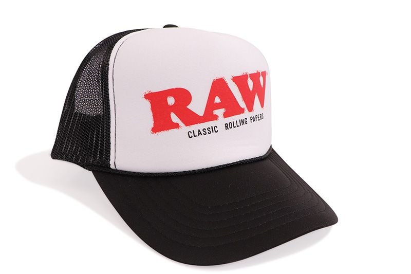 RAW TRUCKER HAT (RAW-A-257:WHITE)