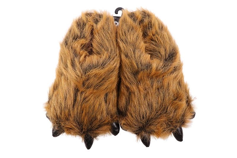 ODD SOX SASQUATCH FURRY CLAWS 3D SLIPPERS (301913DS:MULTI)
