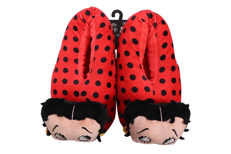 ODD SOX BETTY BOOP 3D SLIPPERS (301843DS:RED)