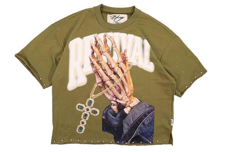 BKYS REVIVAL CROPPED TEE (T1280:OAK)