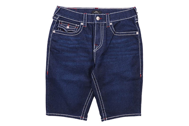 TRUE RELIGION RICKY BIG T FLAP SHORT (700245:DARK MIGRATION WASH