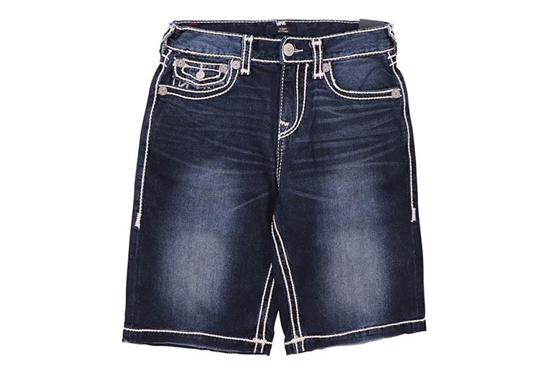 TRUE RELIGION VINNY ROPE STITCH ULTRA BAGGY SHORT (109702