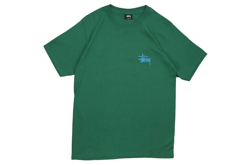 STUSSY BASIC STUSSY TEE (DARK GREEN) 1904615