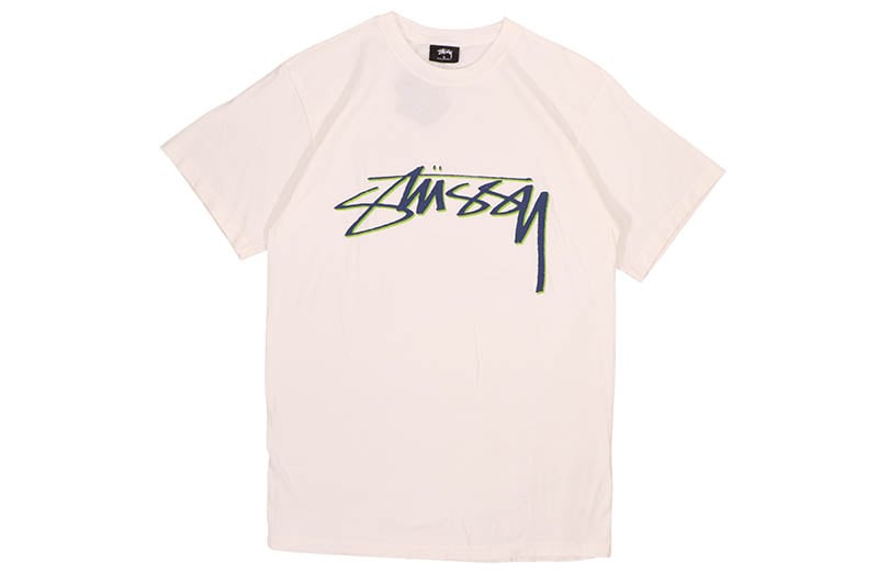 STUSSY SMOOTH STOCK PIGMENT DYED TEE (NATURAL) 1904638 | Brand,S-Z
