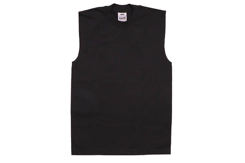 PRO CLUB HEAVYWEIGHT SLEEVELESS MUSCLE T-SHIRT (BLACK) 113