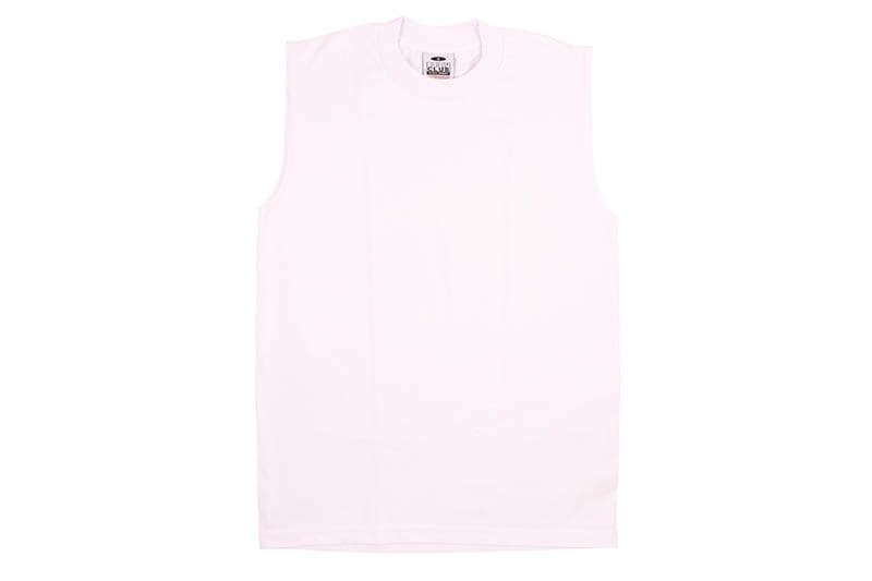 PRO CLUB HEAVYWEIGHT SLEEVELESS MUSCLE T-SHIRT (WHITE) 113