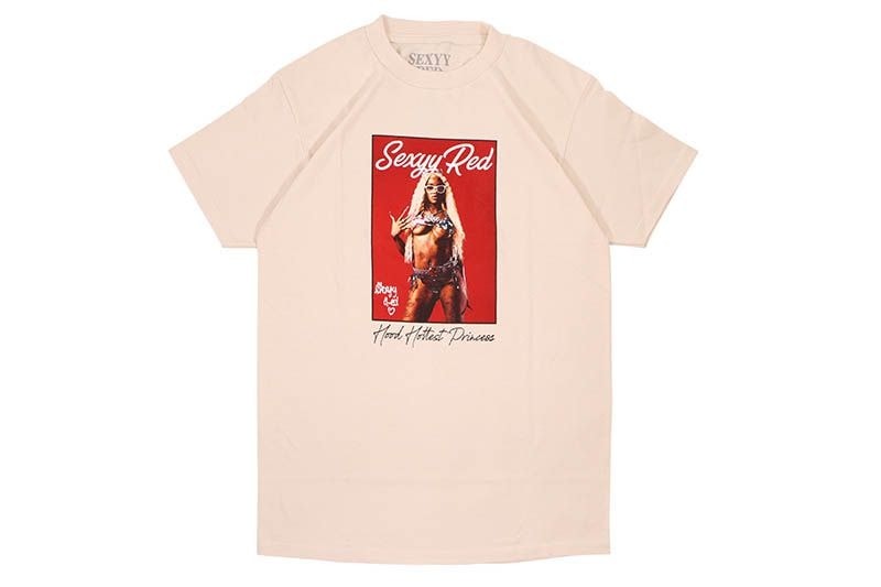 SEXYY RED HOOD HOTTEST PRINCESS POSTER T-SHIRTS (WHITE)